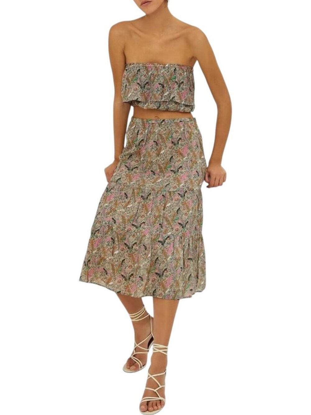 ba&sh Julia Skirt & Jon Top Matching Set NWT Size XS